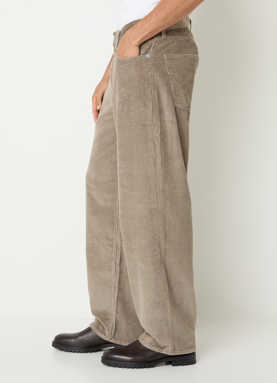Levi's 578 straight leg jeans met gekleurde wassing - detail 3 zand