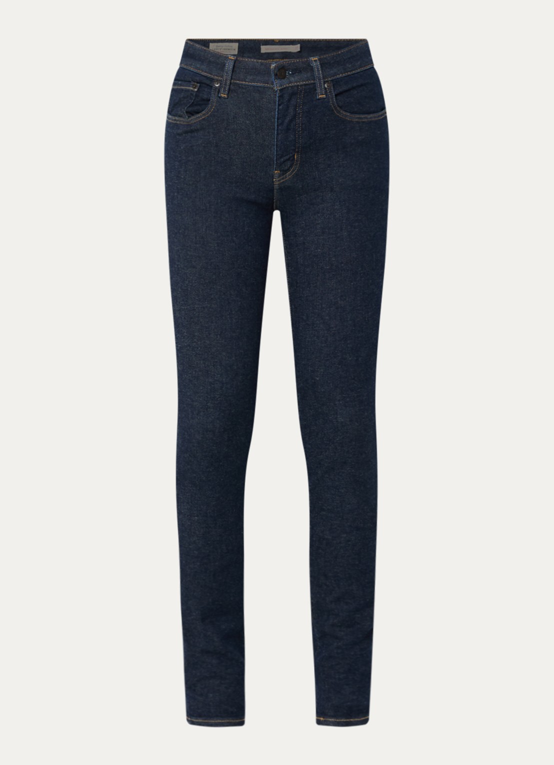 Levi's 721 high waist skinny jeans met donkere wassing - voorkant indigo