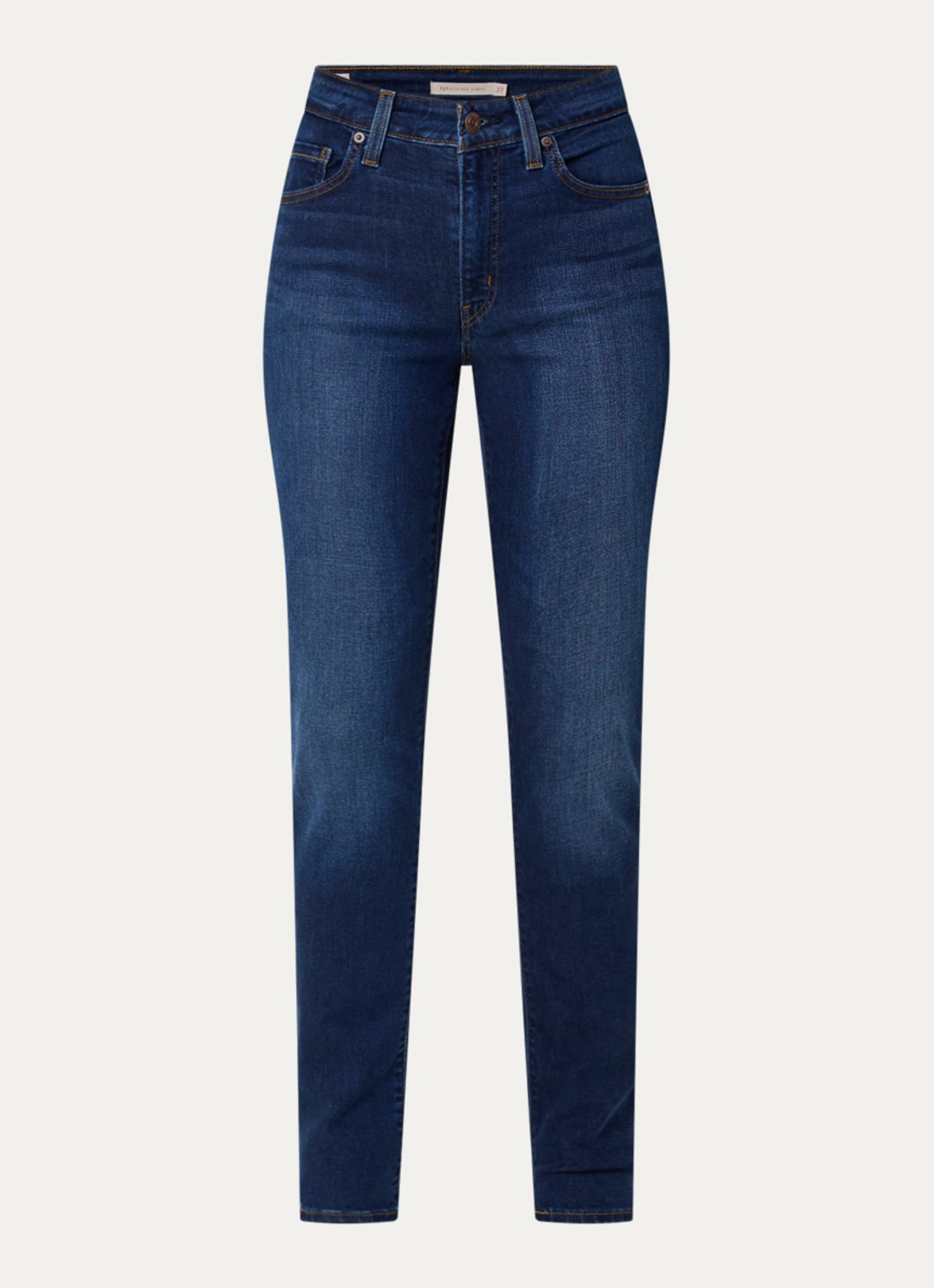 Levi's 721 High waist skinny jeans met donkere wassing - voorkant 4 indigo