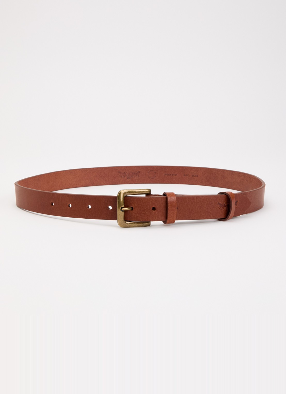 Levi's Addison riem van leer - voorkant 2 bruin