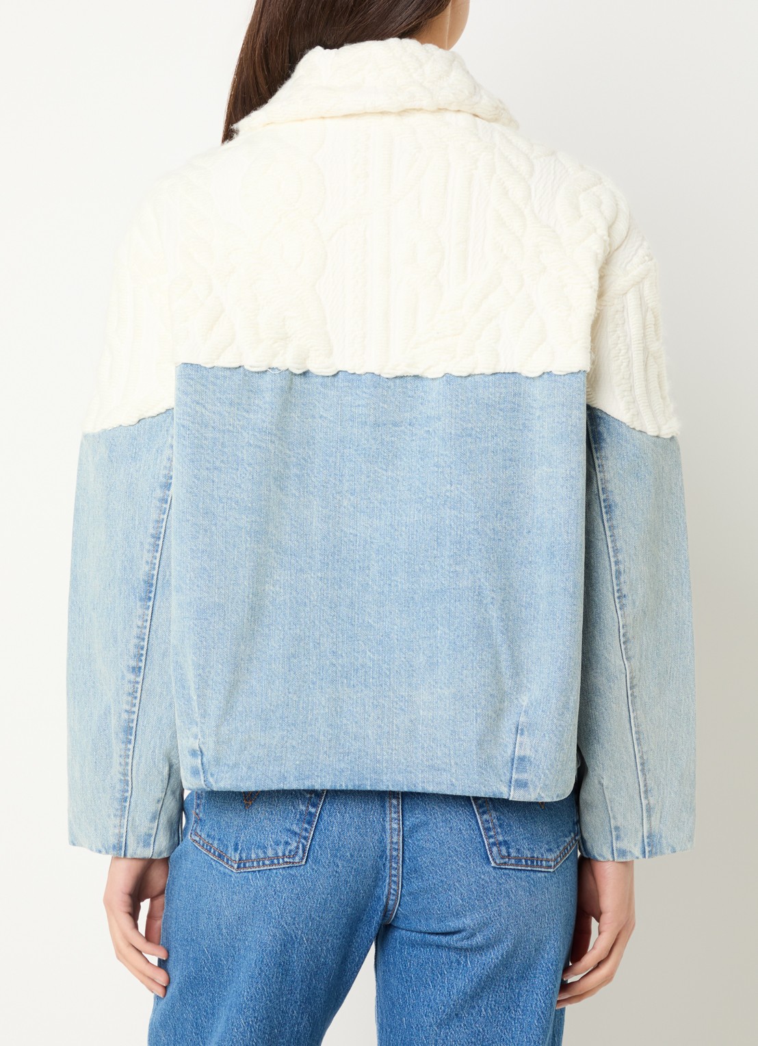 Levi's Aran spijkerjas met borduring - achterkant 4 indigo