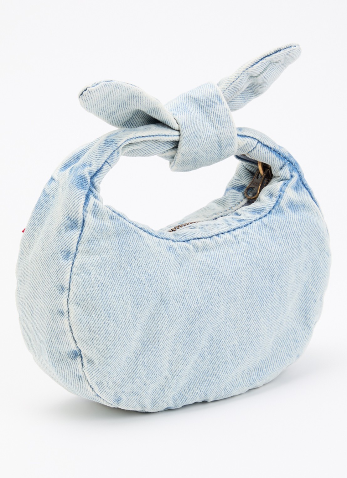 Levi's Baby Brooklyn handtas van denim - achterkant 5 lichtblauw