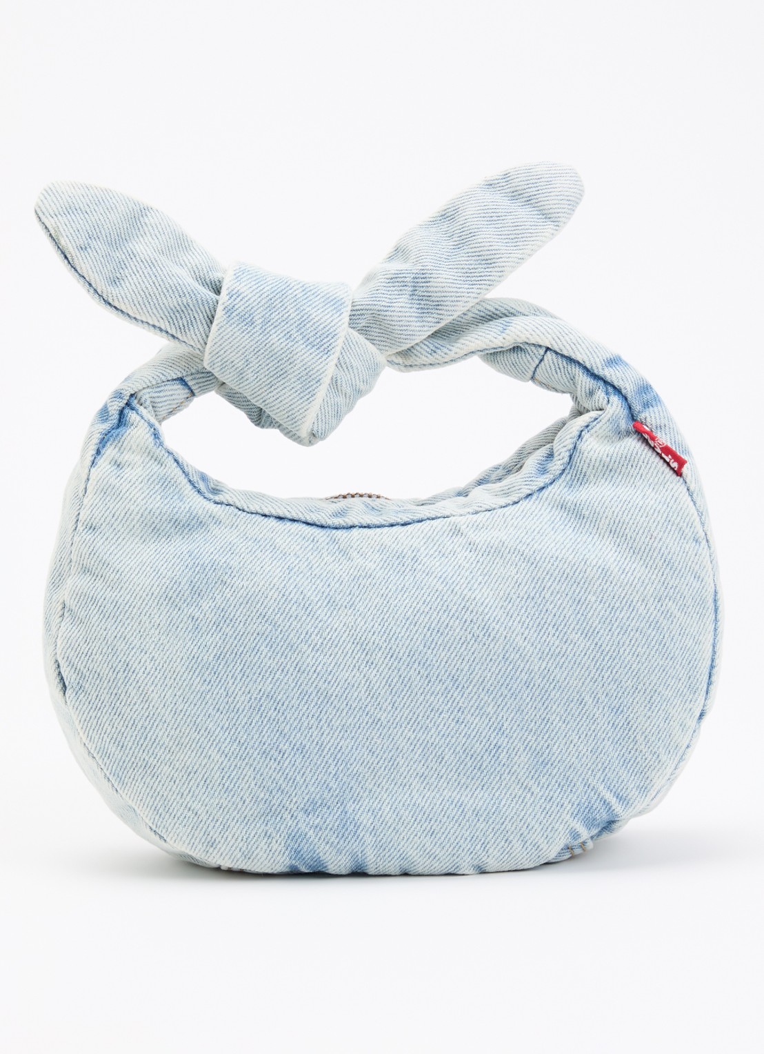 Levi's Baby Brooklyn handtas van denim - voorkant 4 lichtblauw