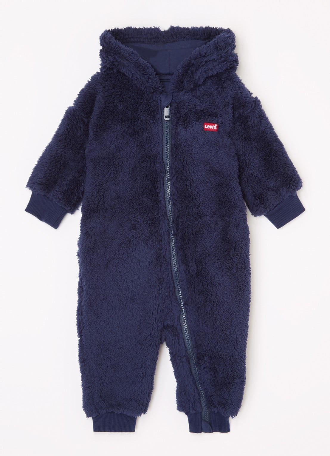 Levi's Babypak met logoborduring - voorkant blauw