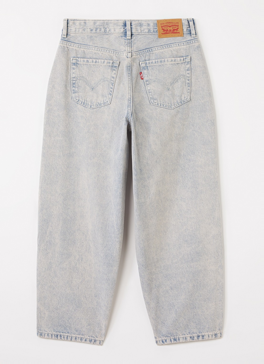 Levi's Balloon fit jeans met lichte wassing - voorkant 3 indigo