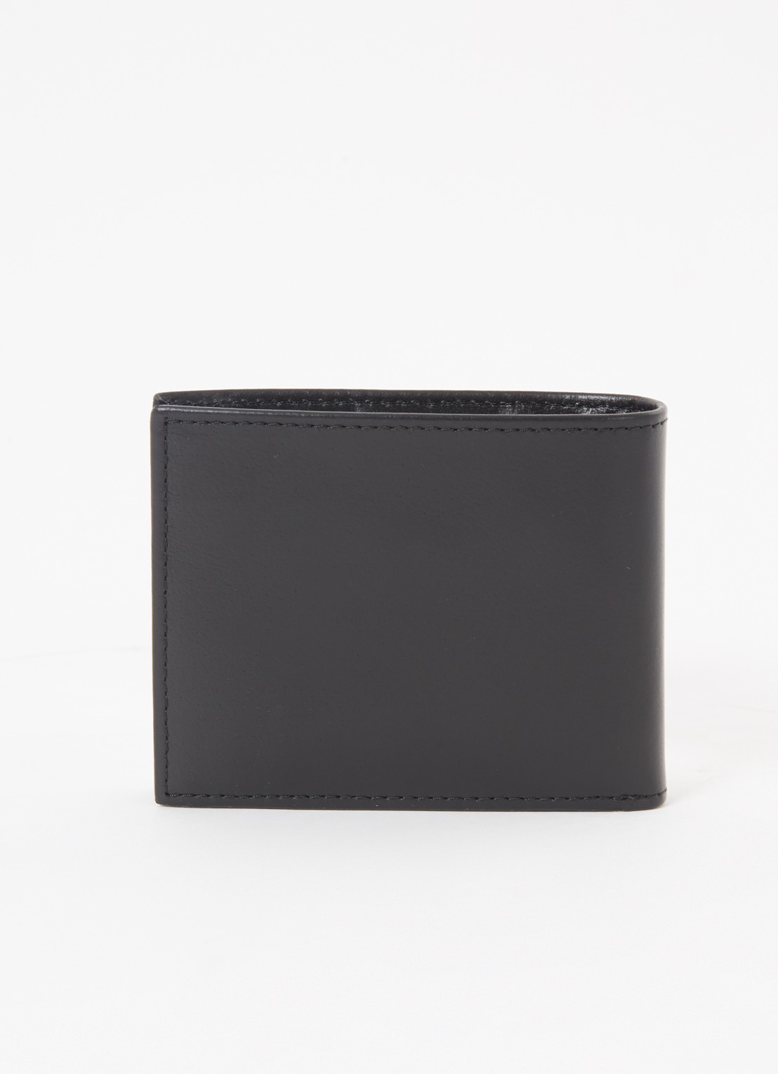 Levi's Batwing bifold portemonnee van leer - voorkant 3 zwart
