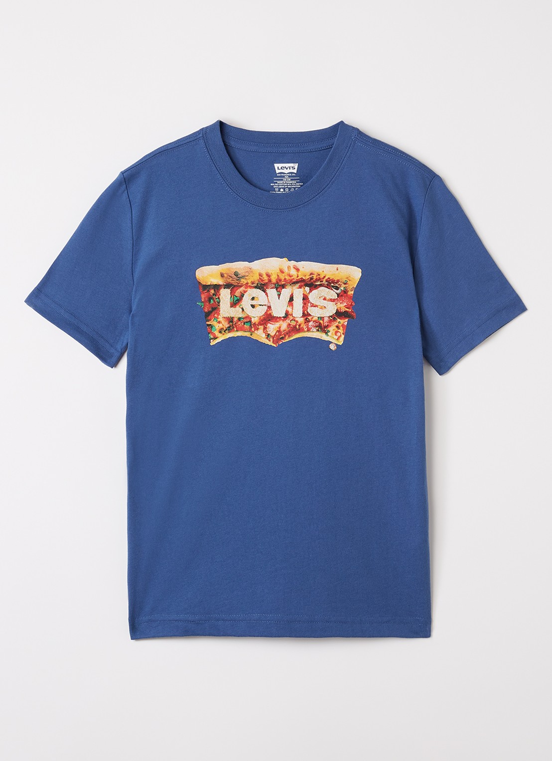 Levi's Batwing Slice T-shirt met logoprint - voorkant blauw