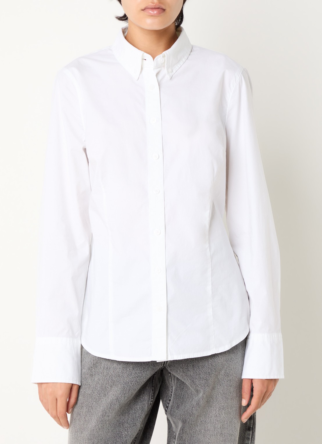 Levi's Blouse met kraag - detail 4 wit