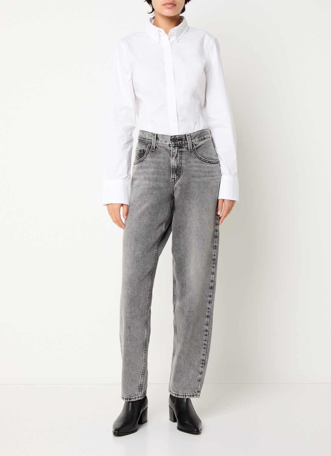 Levi's Blouse met kraag - voorkant 2 wit