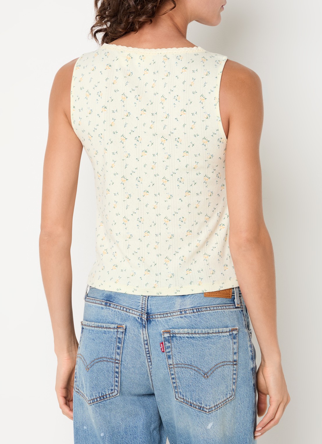 Levi's Blouse met print - achterkant 3 gebroken wit