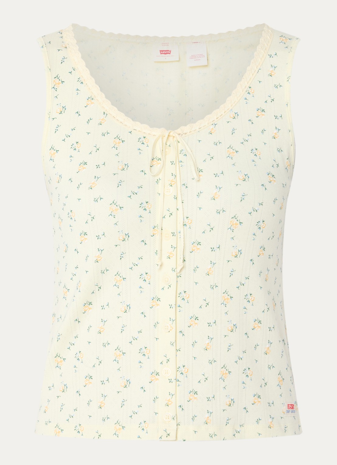 Levi's Blouse met print - voorkant gebroken wit