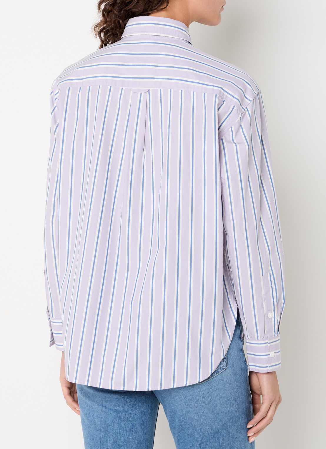 Levi's Blouse met streepprint - achterkant lila