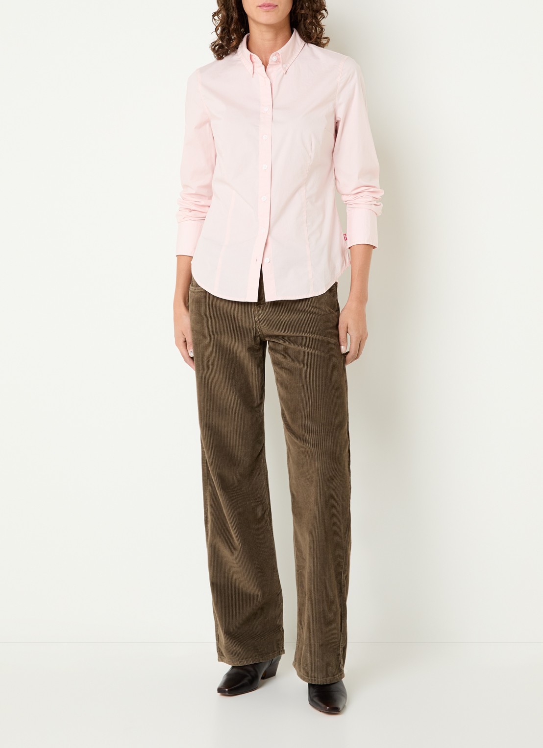 Levi's Blouse van katoen - voorkant 4 roze