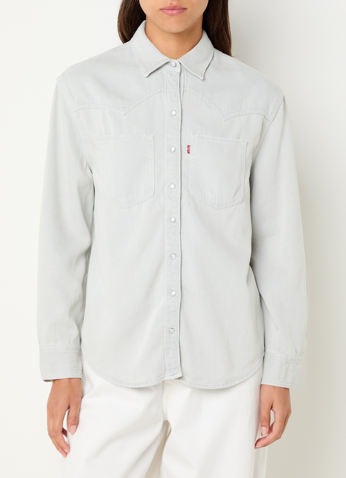 Levi's Blouse  - detail 2 lichtgrijs