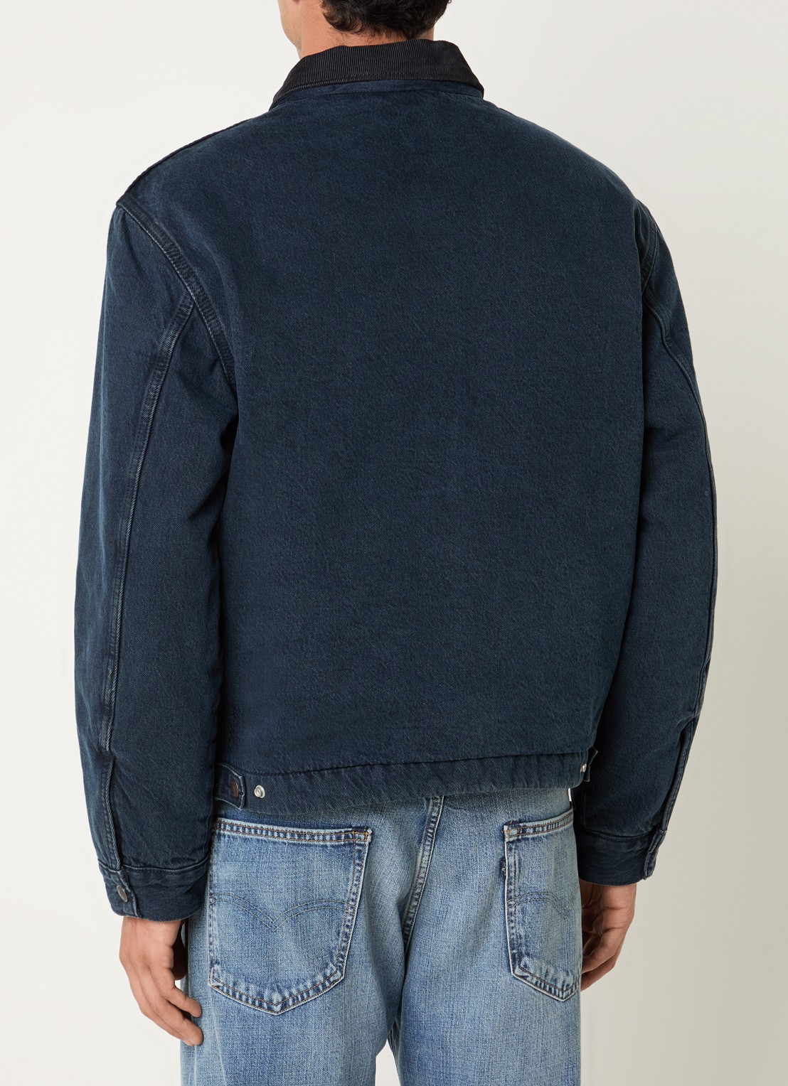 Levi's Castro spijkerjas met details van corduroy - achterkant 3 indigo