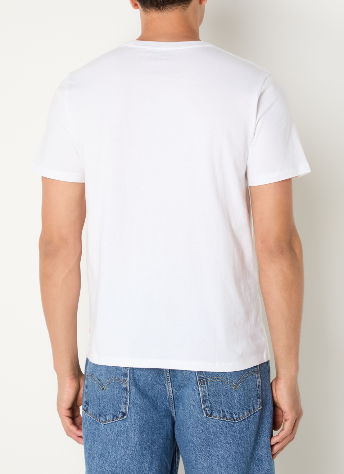 Levi's Community T-shirt met print - achterkant 4 wit