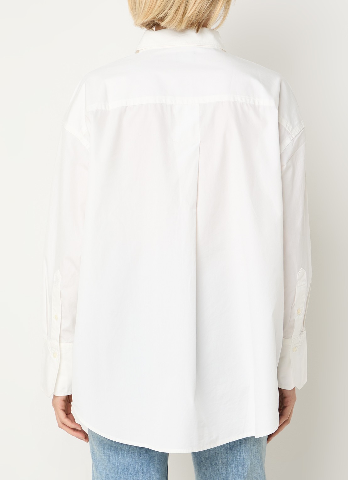 Levi's Core blouse met kraag - achterkant 2 gebroken wit