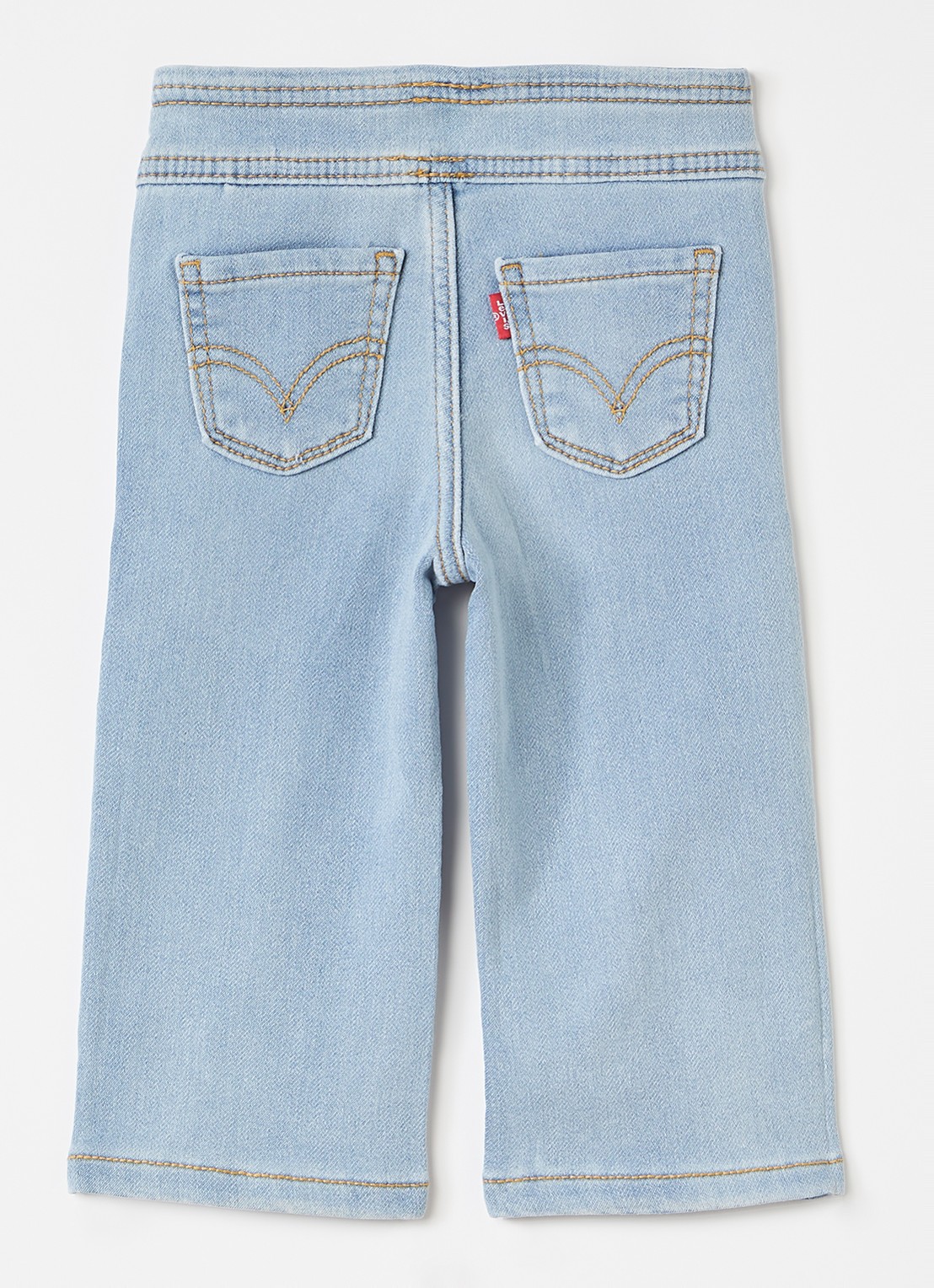 Levi's Dobby straight leg jeans met borduring - voorkant 2 indigo