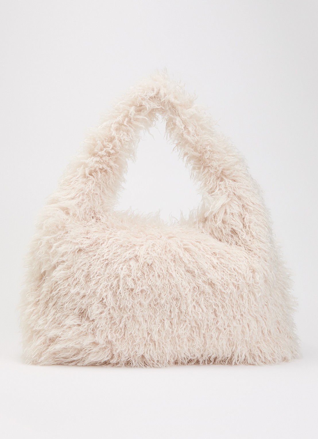 Levi's Emerson schoudertas van teddy - voorkant 2 wit