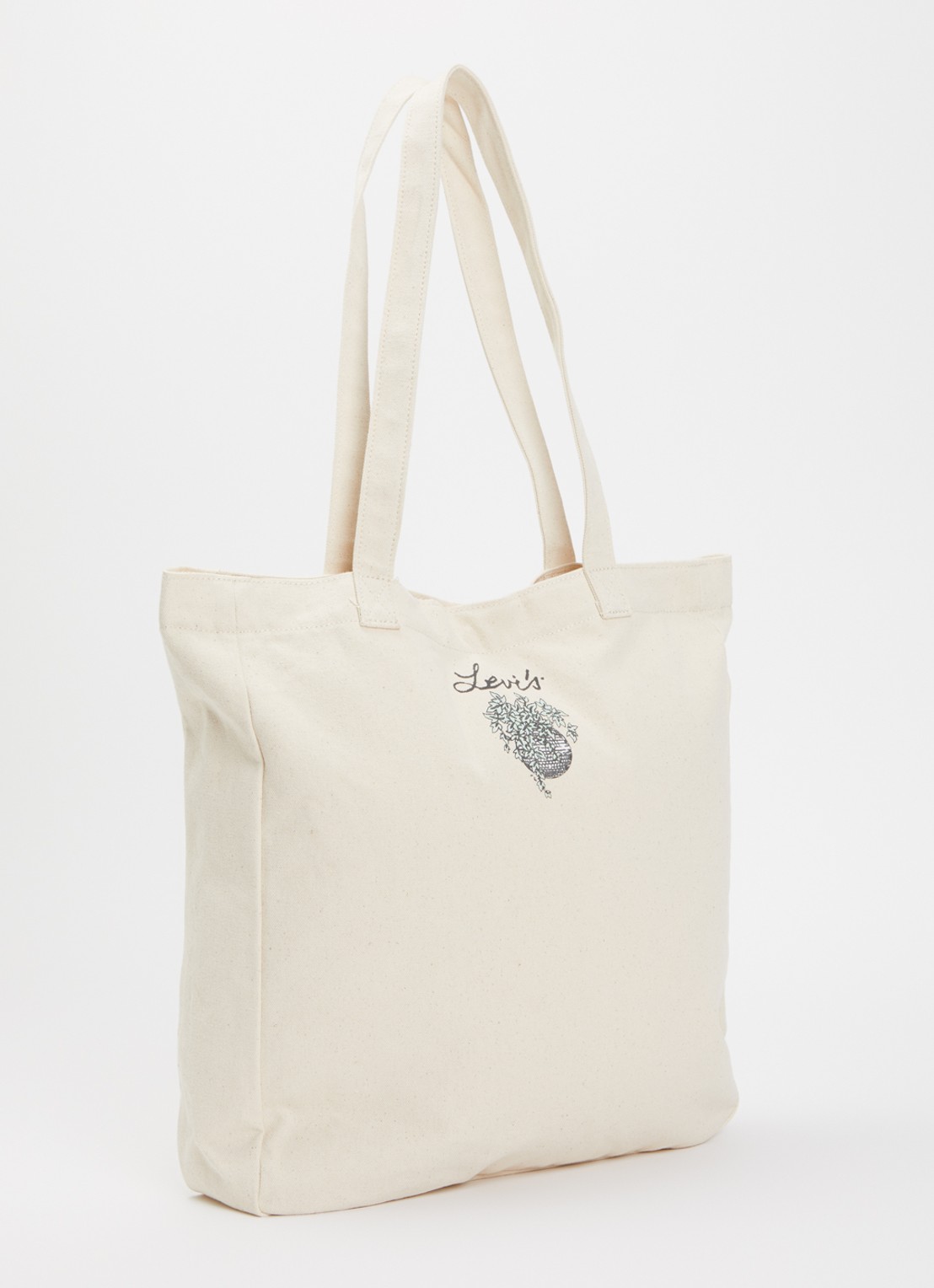 Levi's Everyday shopper met print - achterkant beige