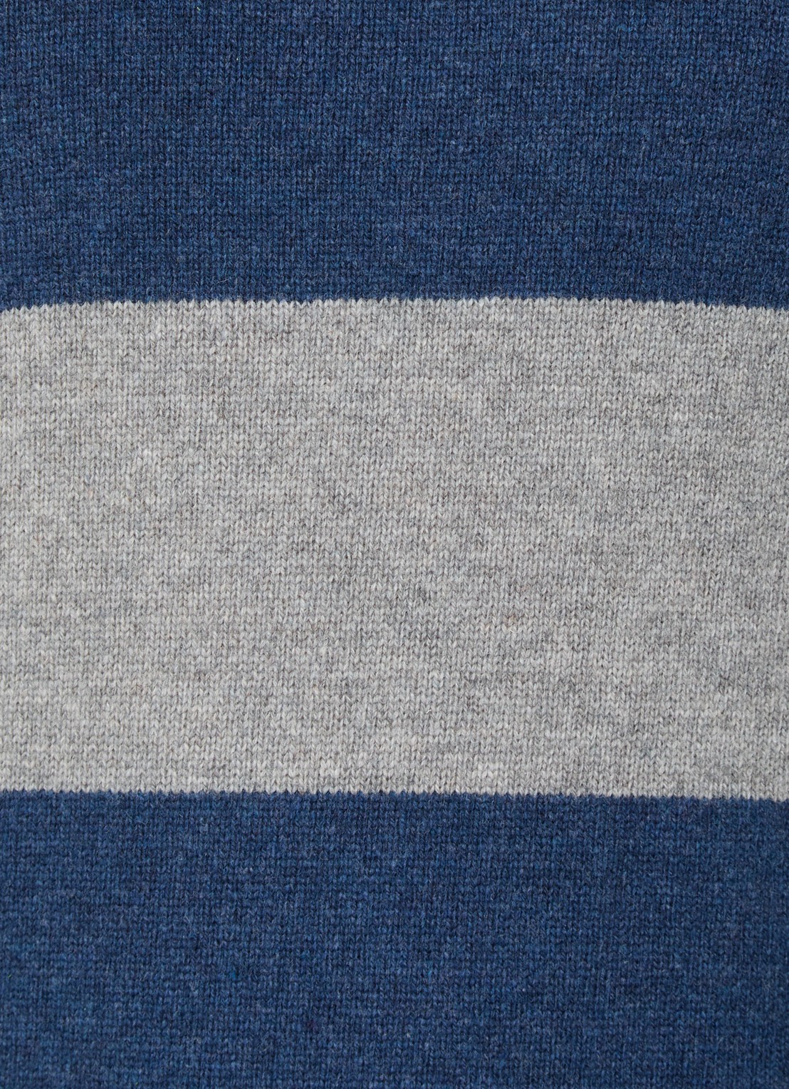 Levi's Fijngebreide pullover in wolblend met streepprint - detail 5 grijs