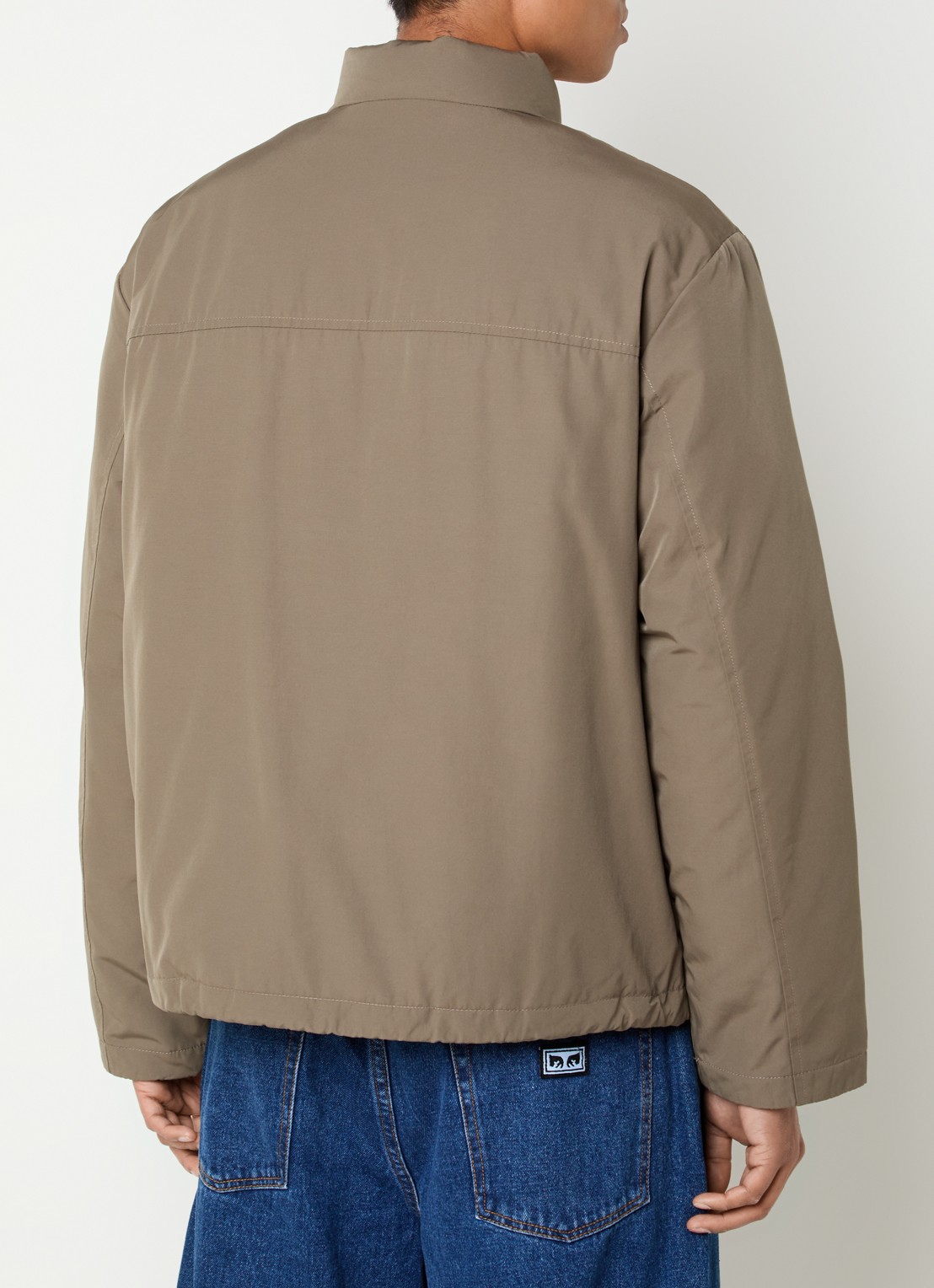 Levi's Gewatteerd jack met klepzakken - achterkant bruin