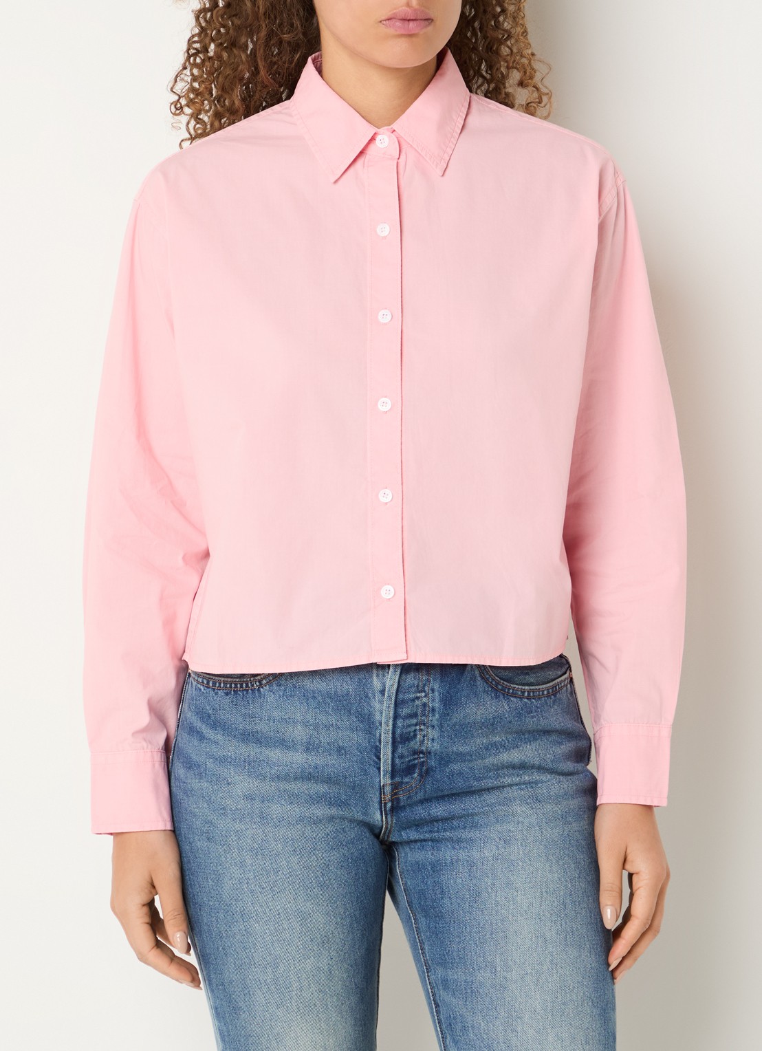 Levi's Harlie cropped blouse  - detail 3 roze