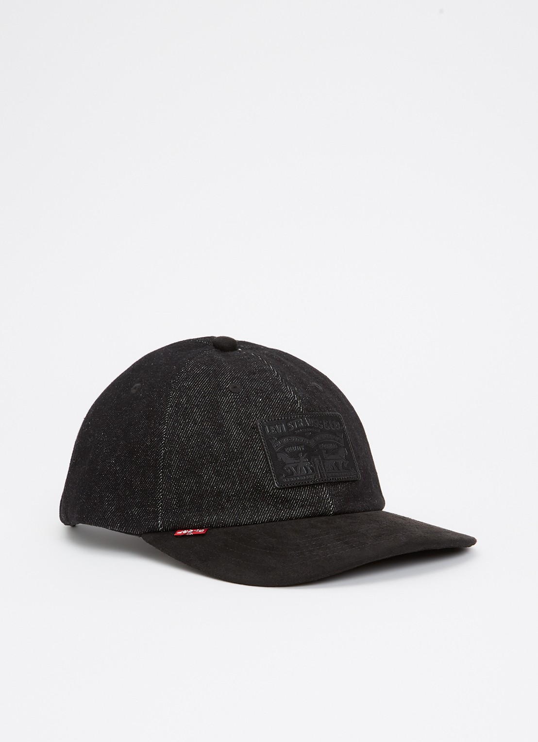 Levi's Heritage pet met logo - voorkant zwart