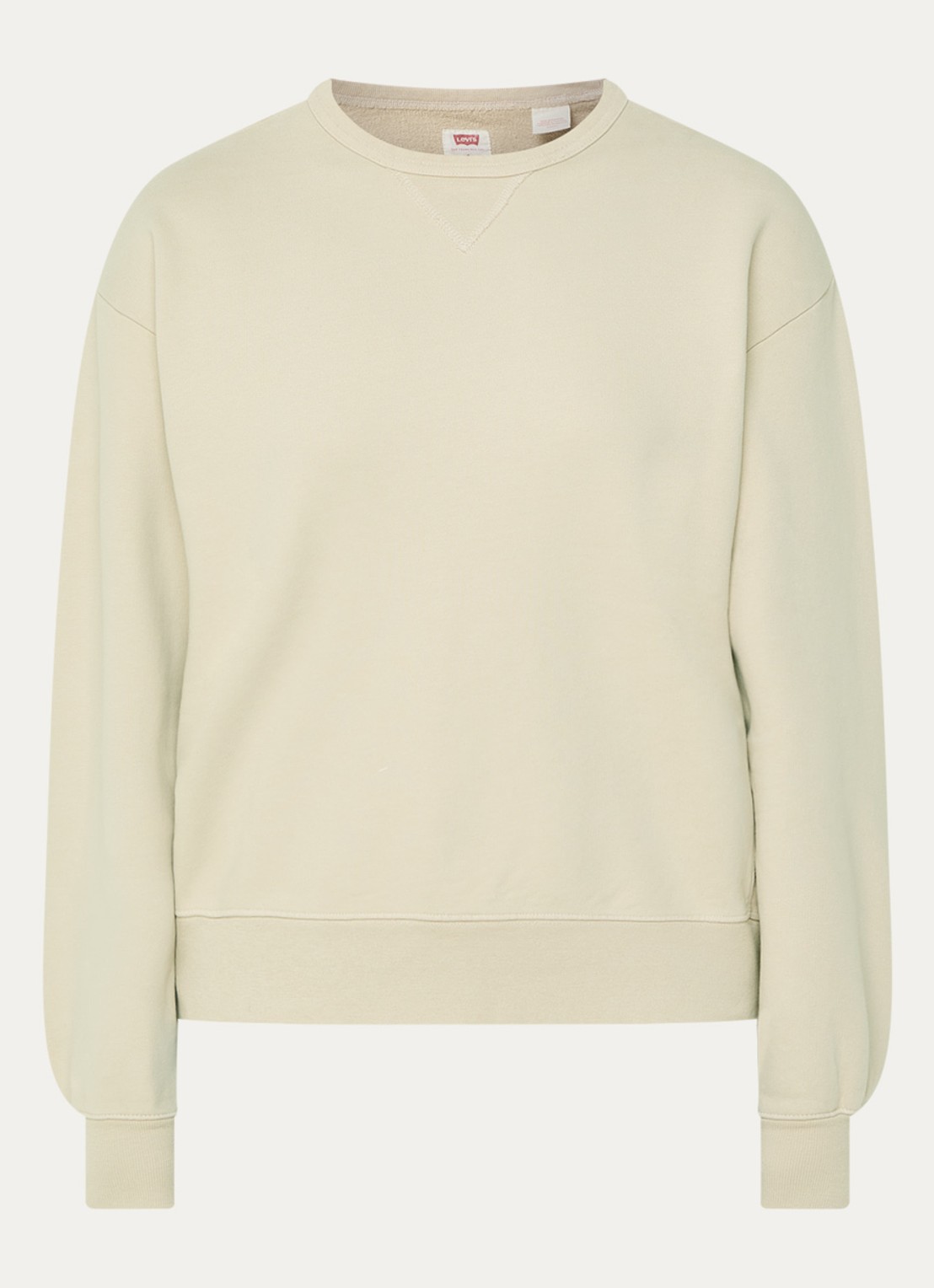Levi's Heritage sweater met stretch - voorkant 2 beige