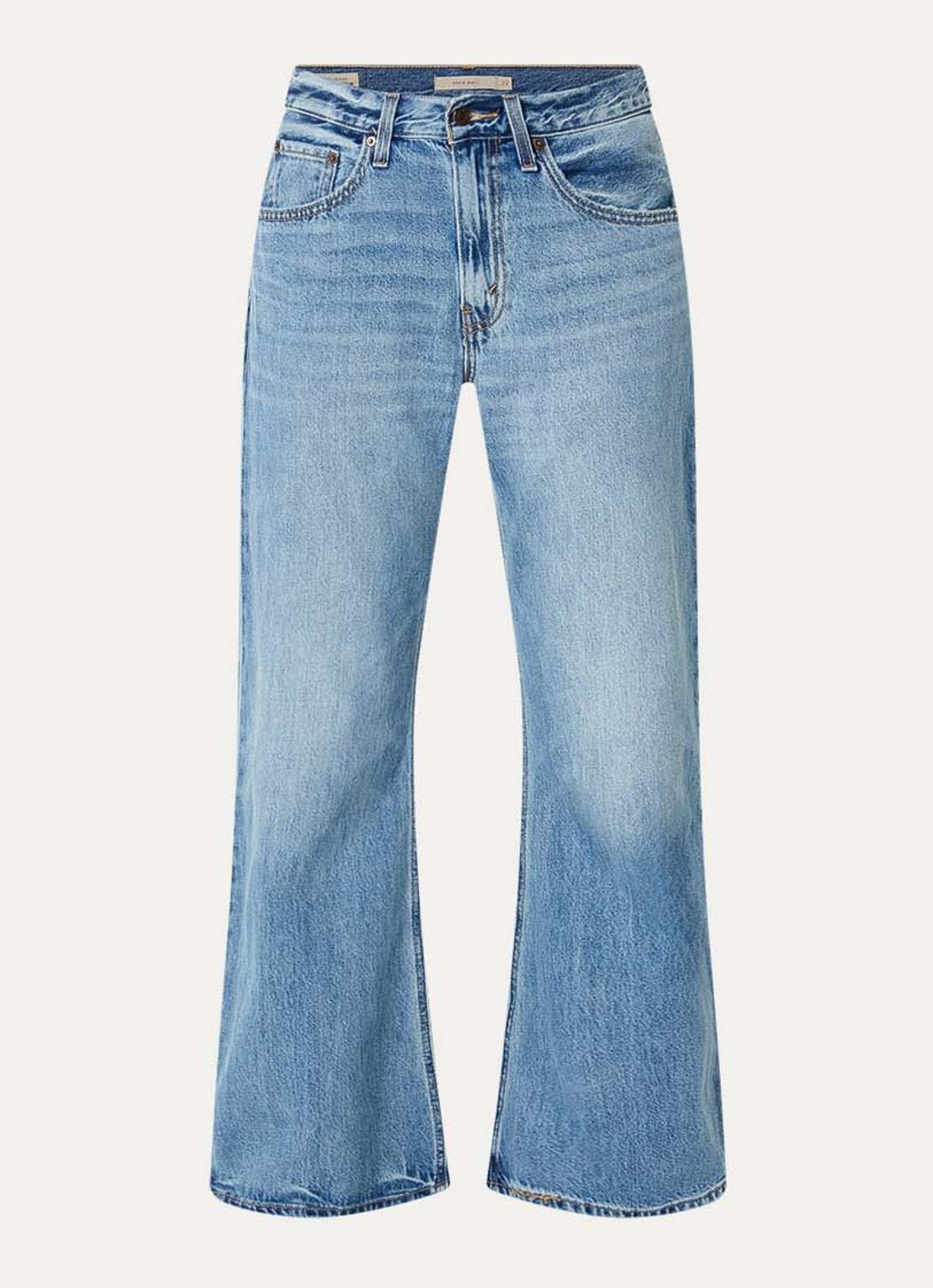 Levi's High waist loose fit jeans met medium wassing - voorkant 2 indigo