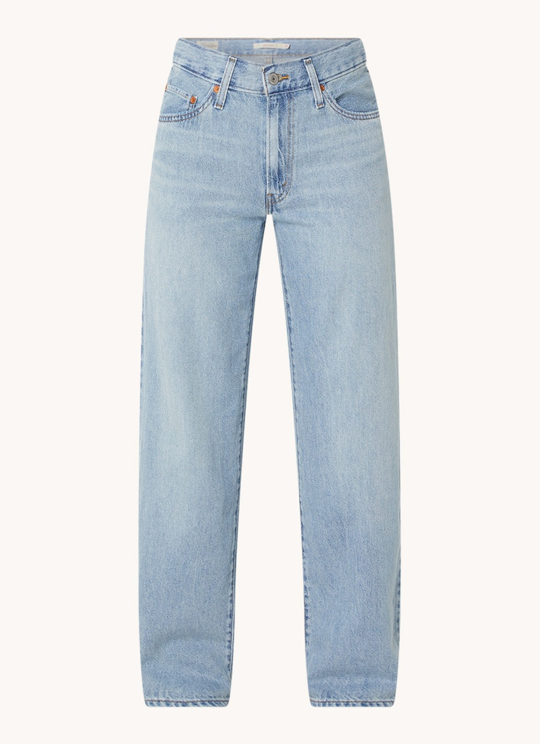 Levi's High waist loose fit jeans   - voorkant indigo