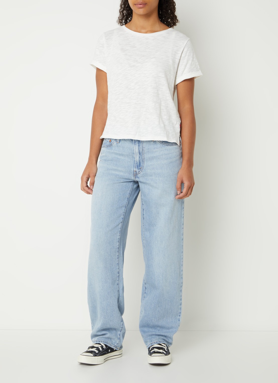 Levi's High waist loose fit jeans   - voorkant 2 indigo