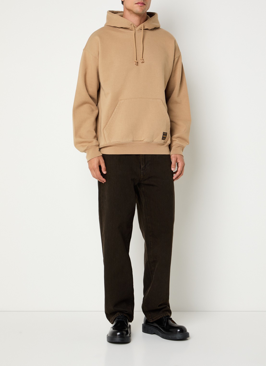 Levi's Hoodie met logo - voorkant 4 camel