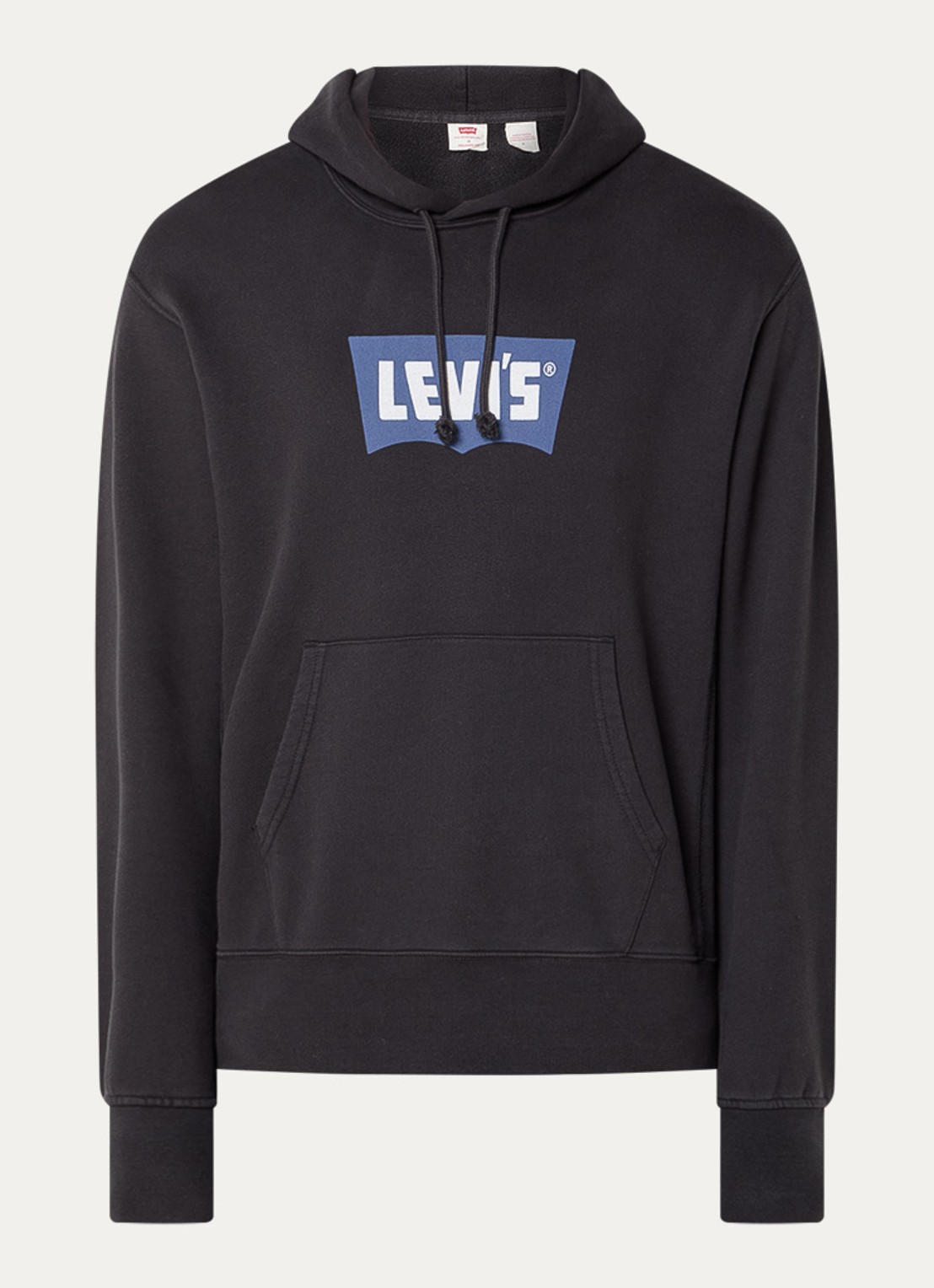 Levi's Hoodie met logoprint - voorkant 4 zwart