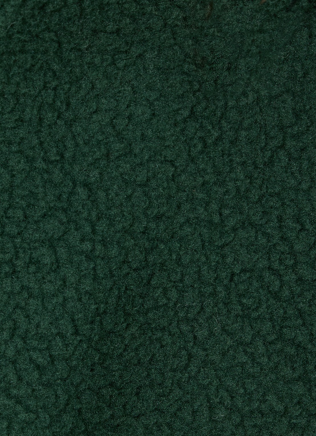 Levi's Hoodie van fleece met halve rits en capuchon - detail 4 donkergroen