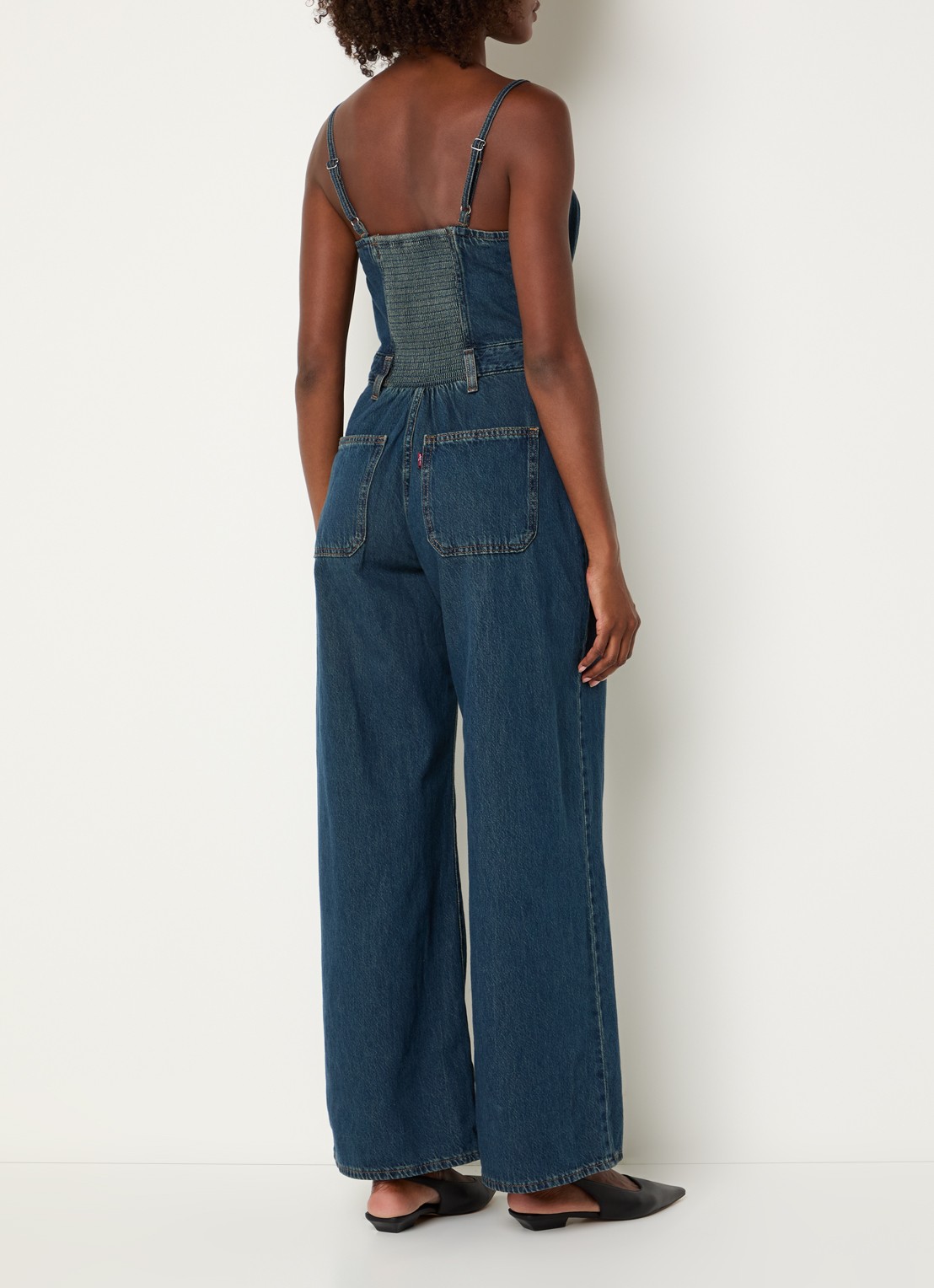 Levi's Jumpsuit van denim met ritssluiting - achterkant 2 indigo