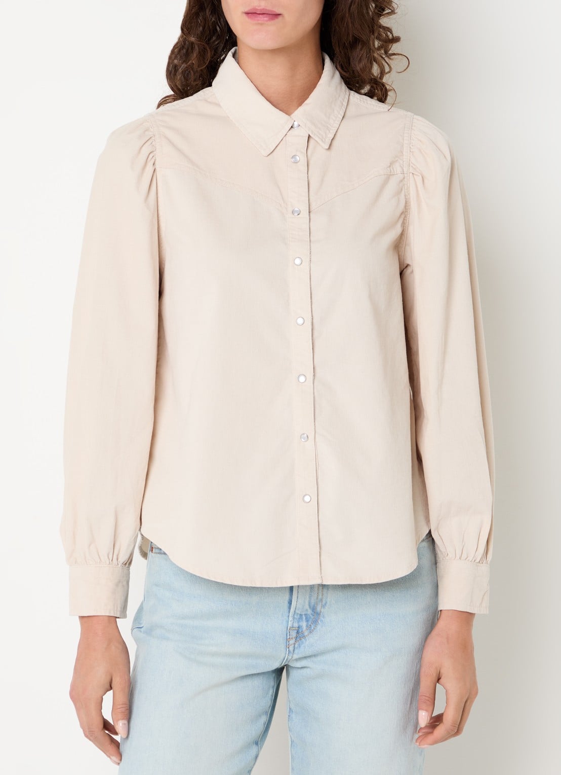 Levi's Juno blouse  - detail 4 beige