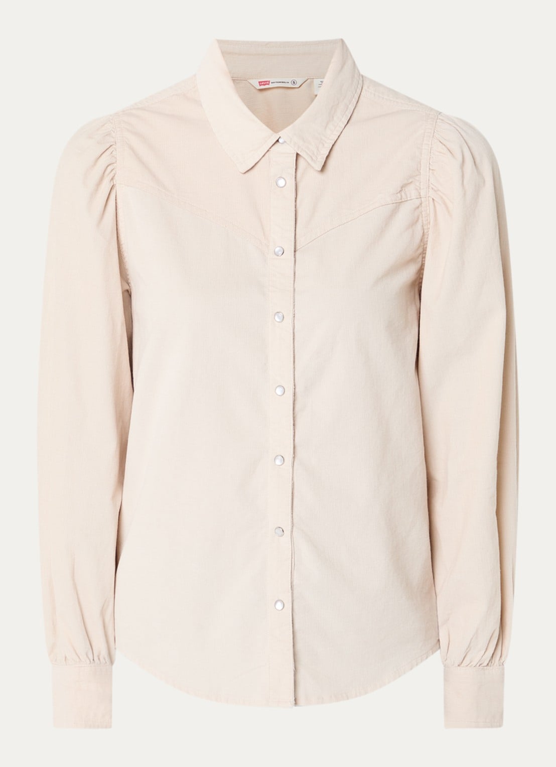Levi's Juno blouse  - voorkant beige