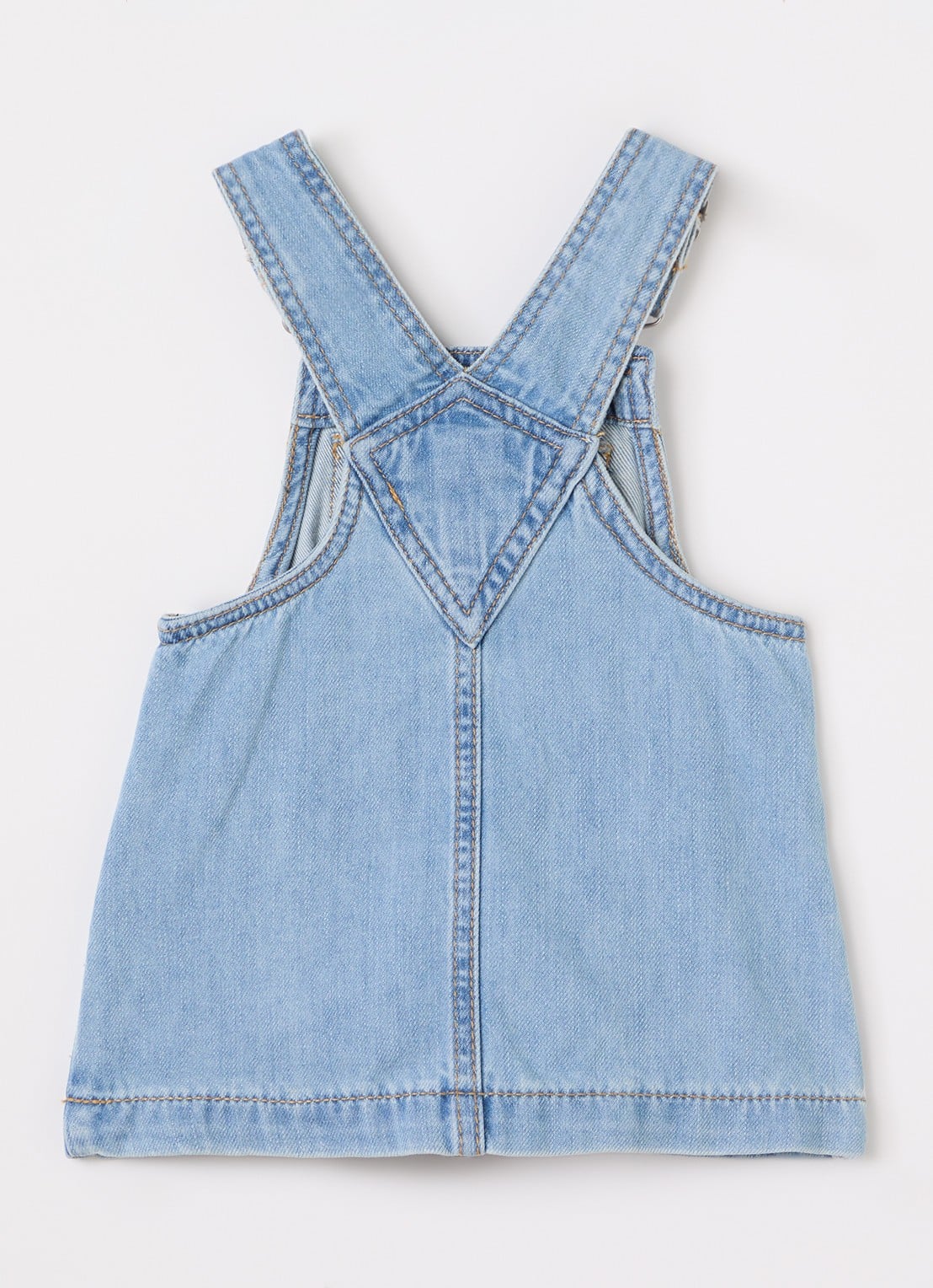 Levi's Jurk van denim  - voorkant 2 blauw