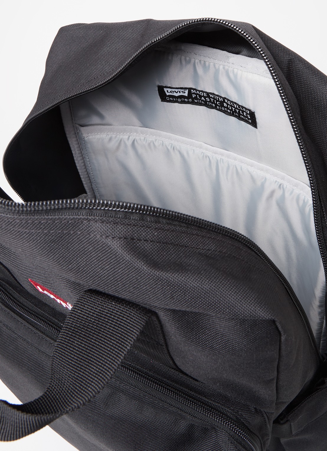 Levi's L-Pack Large rugzak met 14 inch laptopvak - detail 3 zwart