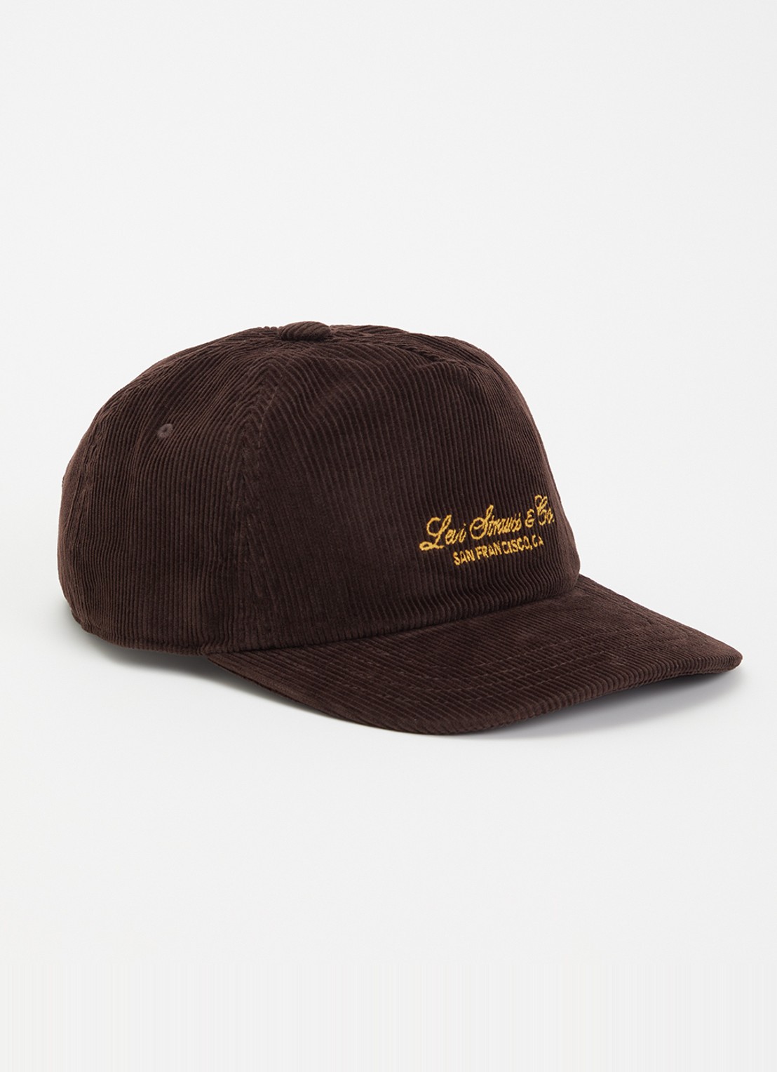 Levi's Lakeshore pet van corduroy - voorkant 2 donkerbruin