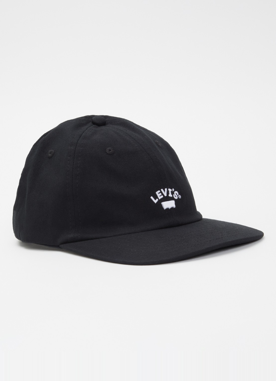 Levi's Lazy Girl pet met logoborduring - voorkant 2 zwart
