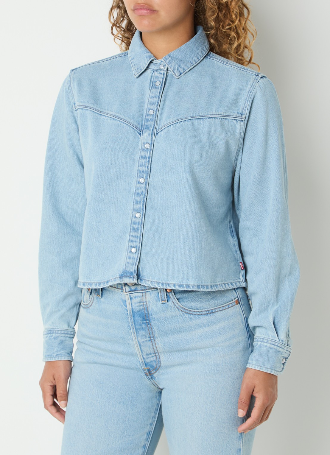Levi's Logan spijkerjas met kraag - detail 3 indigo