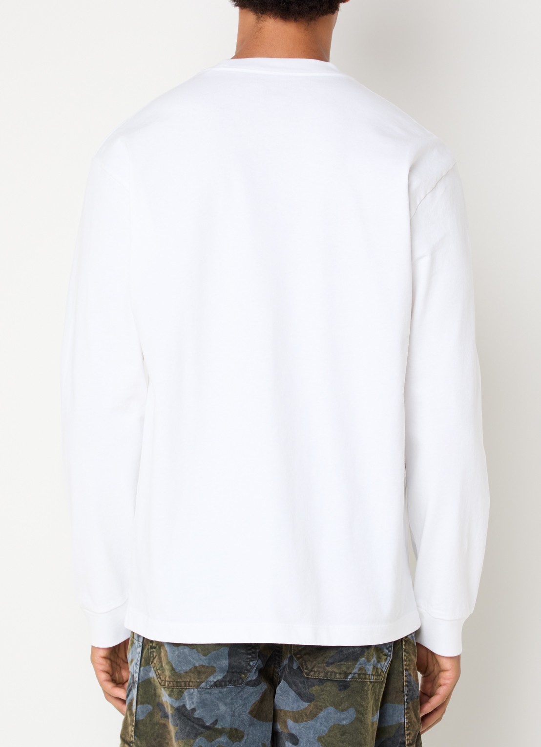 Levi's Long sleeve met ronde hals - achterkant 3 wit