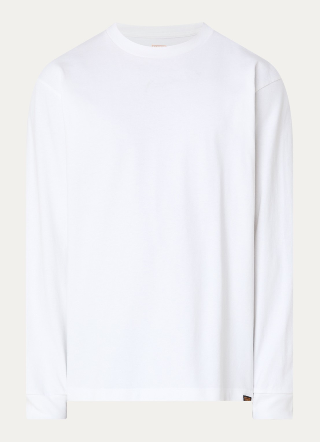 Levi's Long sleeve met ronde hals - voorkant wit