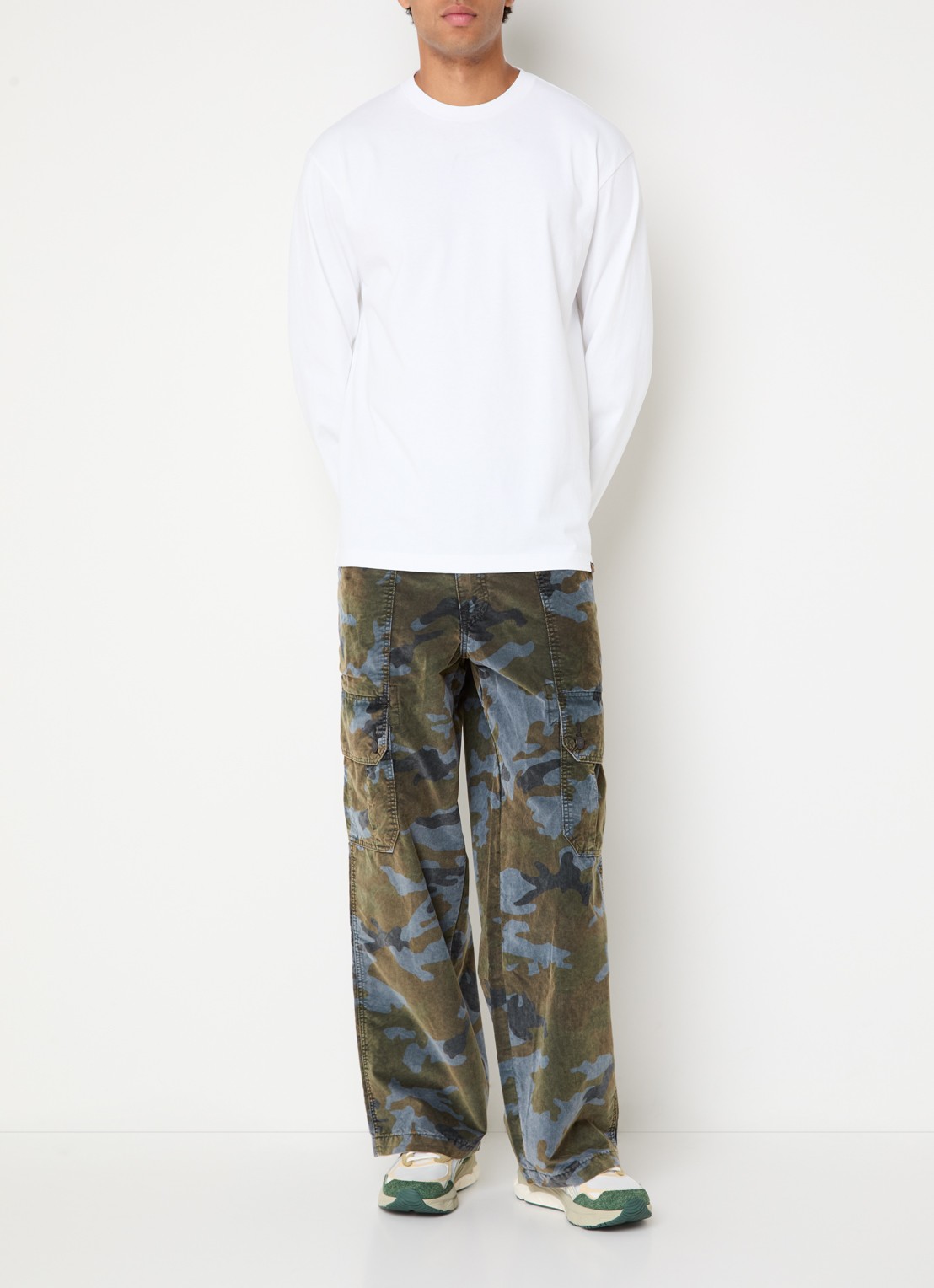 Levi's Long sleeve met ronde hals - voorkant 2 wit