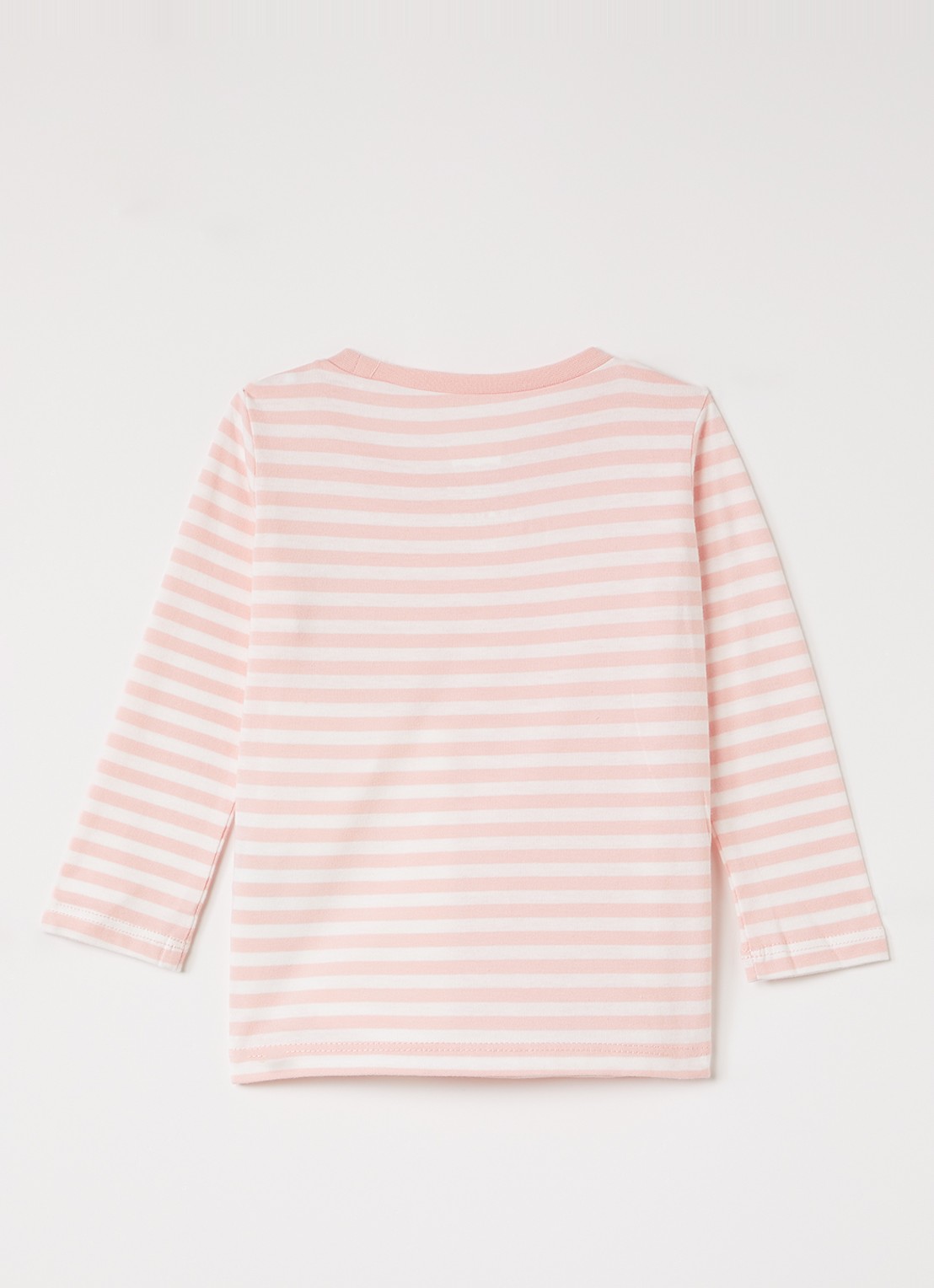 Levi's Longsleeve met streepprint - voorkant 3 roze
