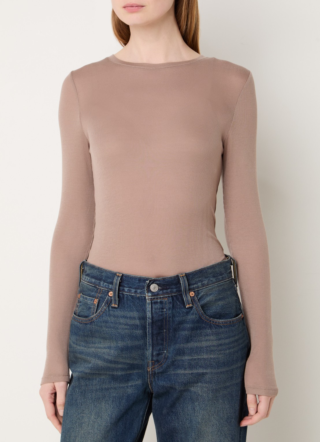 Levi's Longsleeve  - detail 2 donkerbeige