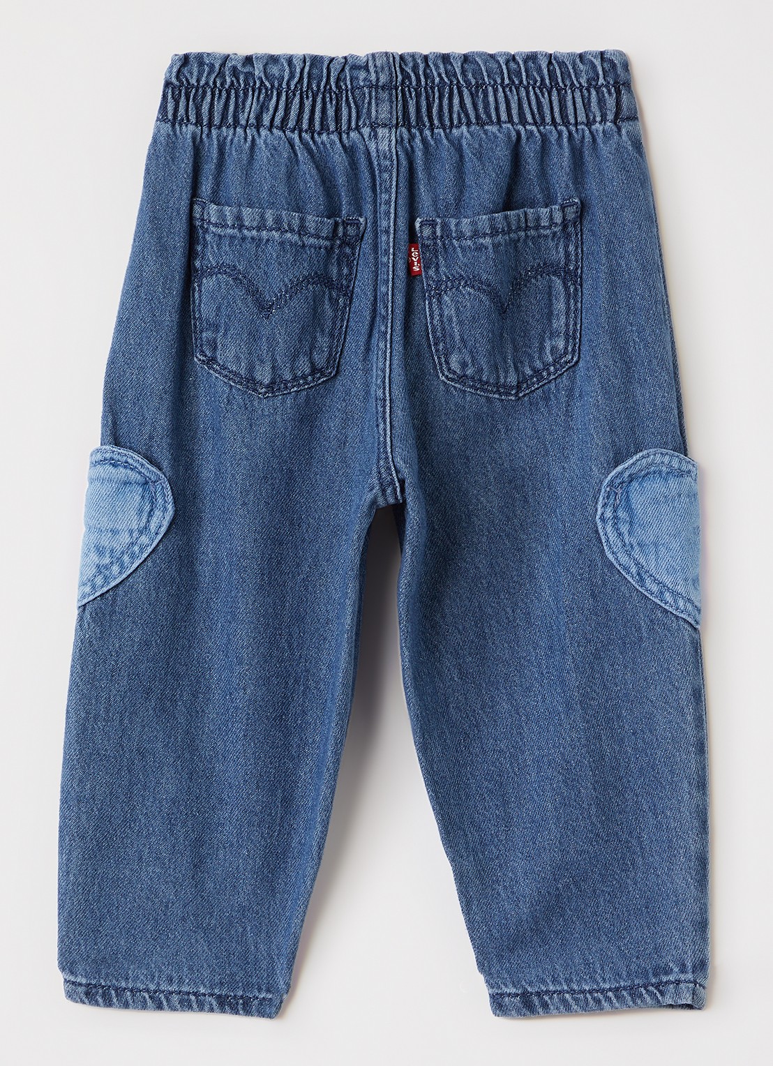 Levi's Loose fit jeans met borduring - voorkant 3 blauw