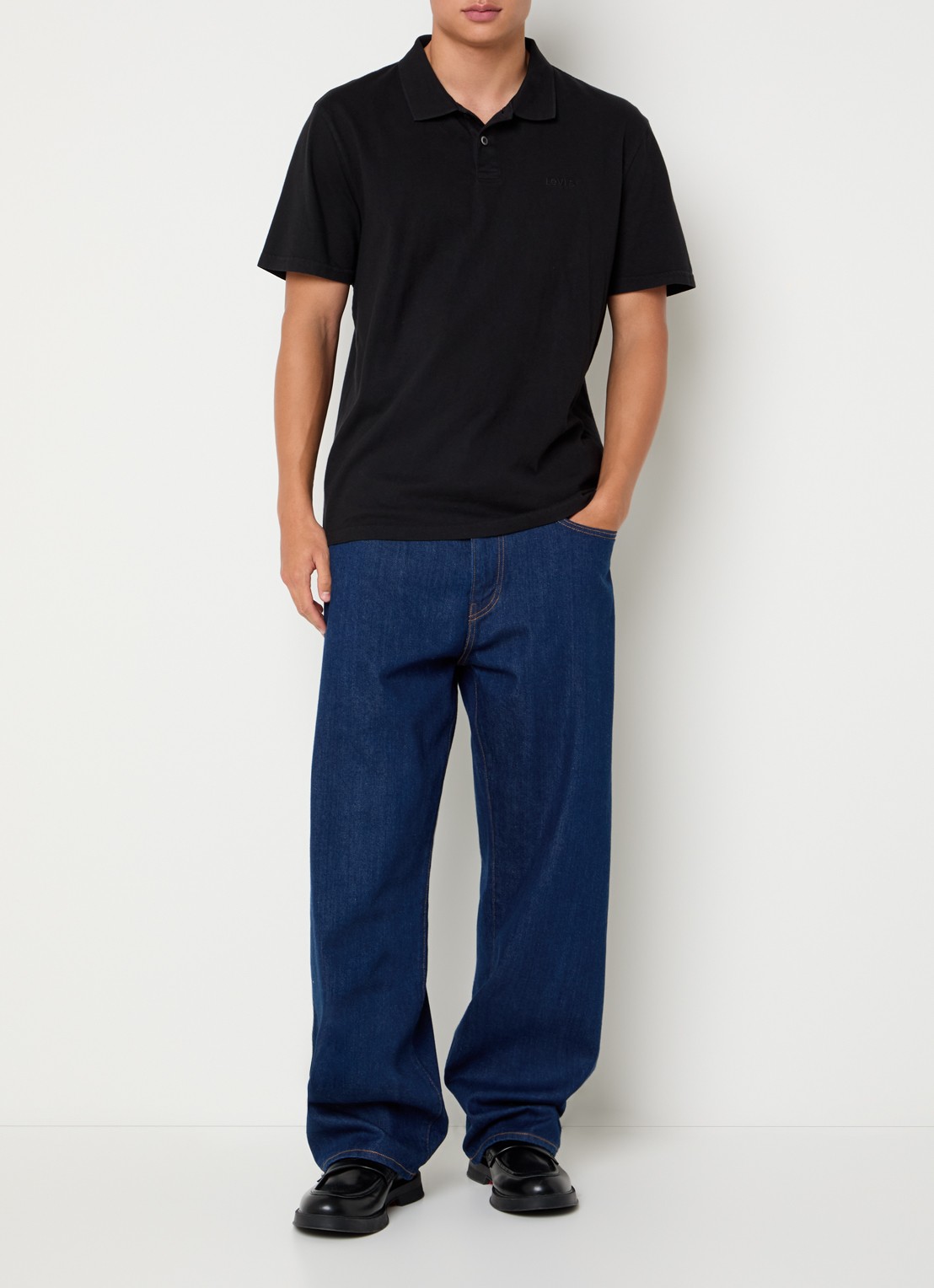 Levi's Loose fit jeans met donkere wassing - voorkant 2 indigo